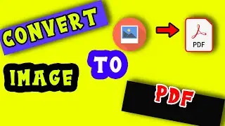 How To Convert Image To PDF On Mobile |make PDF in mobile