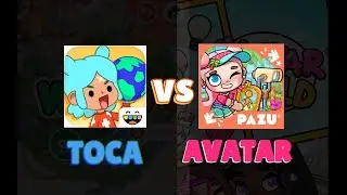 TOCA WORLD🌎 VS💔 AVATAR WORLD🌎 TOCA VS PAZU🤯