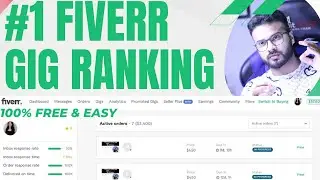 How To RANK Fiverr GIG On First Page - FIVERR GIG In 24/Hrs FREE TOOL