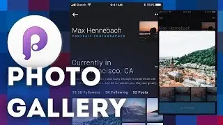 Advanced Photo Gallery • UI/UX Animations with Principle & Sketch (Tutorial)