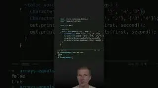 Arrays.equals vs. Arrays.deepEquals #java #shorts #coding #airhacks
