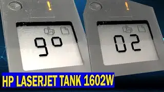 Mensagem na impressora HP LASERJET TANK séries 1602-1604 -RESOLVIDO