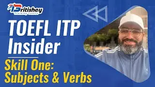 TOEFL ITP: Skill 1: Subjects & Verbs