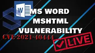 New MSWORD Vulnerability! (CVE-2021-40444)