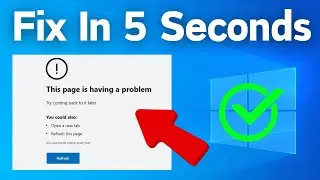 Fix This Page Is Having A Problem Microsoft Edge || STATUS_INVALID_IMAGE_HASH Microsoft Edge Browser