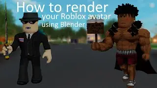 How to render your Roblox avatar in Blender