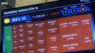 El Ibex 35 pierde un 0,80 %, pero salva los 11.000