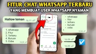 HARUS COBAIN !! FITUR BARU WHATSAPP YANG BELUM DI PAKAI ORANG || JULI 2024