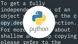 How can I create a copy of an object in Python?