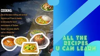 UNLOCK ALL THE FOOD RECIPES IN UNDAWN,GUIDE | GARENA UNDAWN