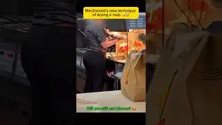 MacDonald’s worker spotted drying a mop over fries heater 😱🍟 #australia #news