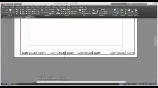 Creating An AutoCAD Titleblock