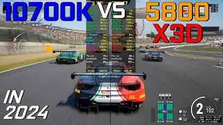 5800X3D VS 10700K in 8 Games | RTX 3080