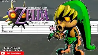 The Legend of Zelda: Majora's Mask - Song of Healing | Guitar Tutorial