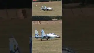 Giant RC Sukhoi Su-30 Fighter Jet takes-off !