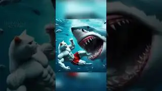 КОТИК VS АКУЛА😭💔🦈😱 