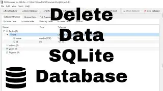 Delete Statements in SQLite - SQLite Tutorial - How to Delete Data