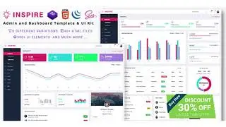 Inspire - Bootstrap 4 Dashboard and Admin Template | Themeforest Website Templates and Themes