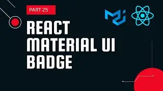 React material UI tutorial 25: Badge component || Material UI tutorial