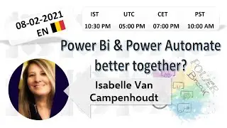 Power Break mit Isabelle van Campenhoudt - Power BI & Power Automate better together!