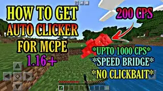 How To Get/Use Auto Clicker For Minecraft Pe | Auto Clicker For MCPE 1.16+