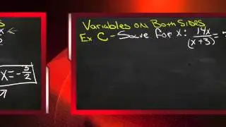 Variables on Both Sides: An Explanation (Algebra I)