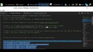 A Python script  to send auto message to each telegram user using telethon