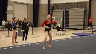 Cara Miller 1st Place Floor Region 1 2023 Wildfire Gymnast Level 7