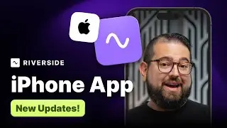Record and EDIT with the NEW Riverside iPhone App!