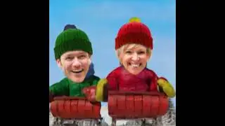 Санки, двое