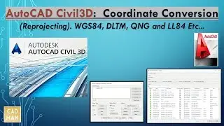 AutoCAD Civil 3D Coordinate Conversion