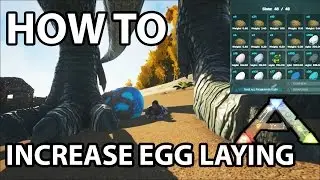 How to Increase Egg Laying! Ark Survival Evolved