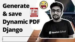 Generate dynamic pdf Django | Django generate pdf from HTML | Pdf generator for Django |