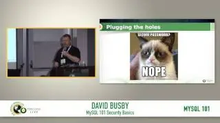 Hardening MySQL: MySQL Security Basics - MySQL security Tutorial - David Busby