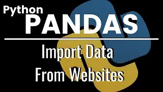 Pandas Import Data From Website To Excel