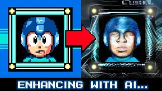 Realistic Mega Man 2 (enhanced with AI)