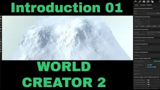 How to basics of navigation and use of World Creator 2 Part 01