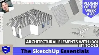 Modeling Architectural Elements in SketchUp with 1001Bit Tools - SketchUp Plugin of the Week #33