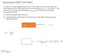 Example: Developing ODE from FBD