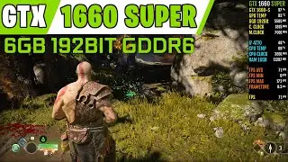 GOD OF WAR  - GTX 1660 Super - i7 4770 - 16GB Ram - Best Setting Test - 1080p no internet game