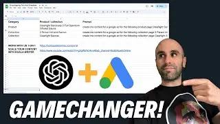 Google Text Ads GAMECHANGER using Chat GPT for & eCommerce & Dropshipping