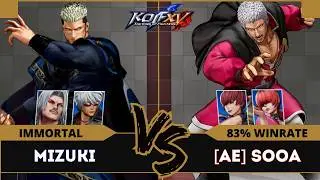 KOFXV👑 MIZUKI (K/O.Rugal/Goenitz) vs A.E SOOA (Chris/O.Yashiro/Shermie)👑KOF Queen - 08/24