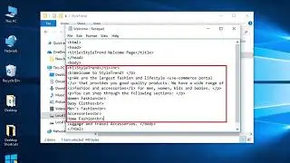 HTML - Editing the HTML file | Computer Training | Periwinkle