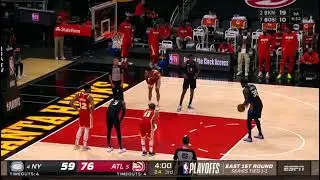 Hawks Fans Chant ‘OVERRATED’ as Julius Randle Shoots Free Throws