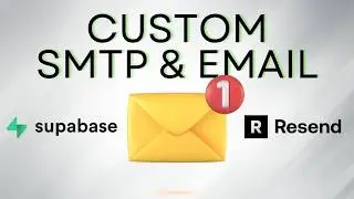 Send Emails with a Custom Domain in Supabase using Resend (Custom SMTP Integration)