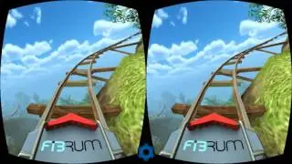 VR Roller Coaster Google Cardboard 3D SBS 1080p Gameplay Virtual Reality video