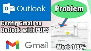 How to configure Gmail on Outlook with POP3 | Configure Outlook with gmail