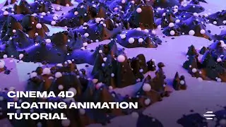 Dynamic Floating Animation Using Displacer, Cloner & Fields | Cinema 4D Tutorial