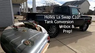 Holley Ls fuel tank conversion kit for c10 from summit.