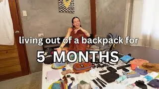 backpacking SE Asia for 5 months: every item I brought, what I would change, & how I organize it